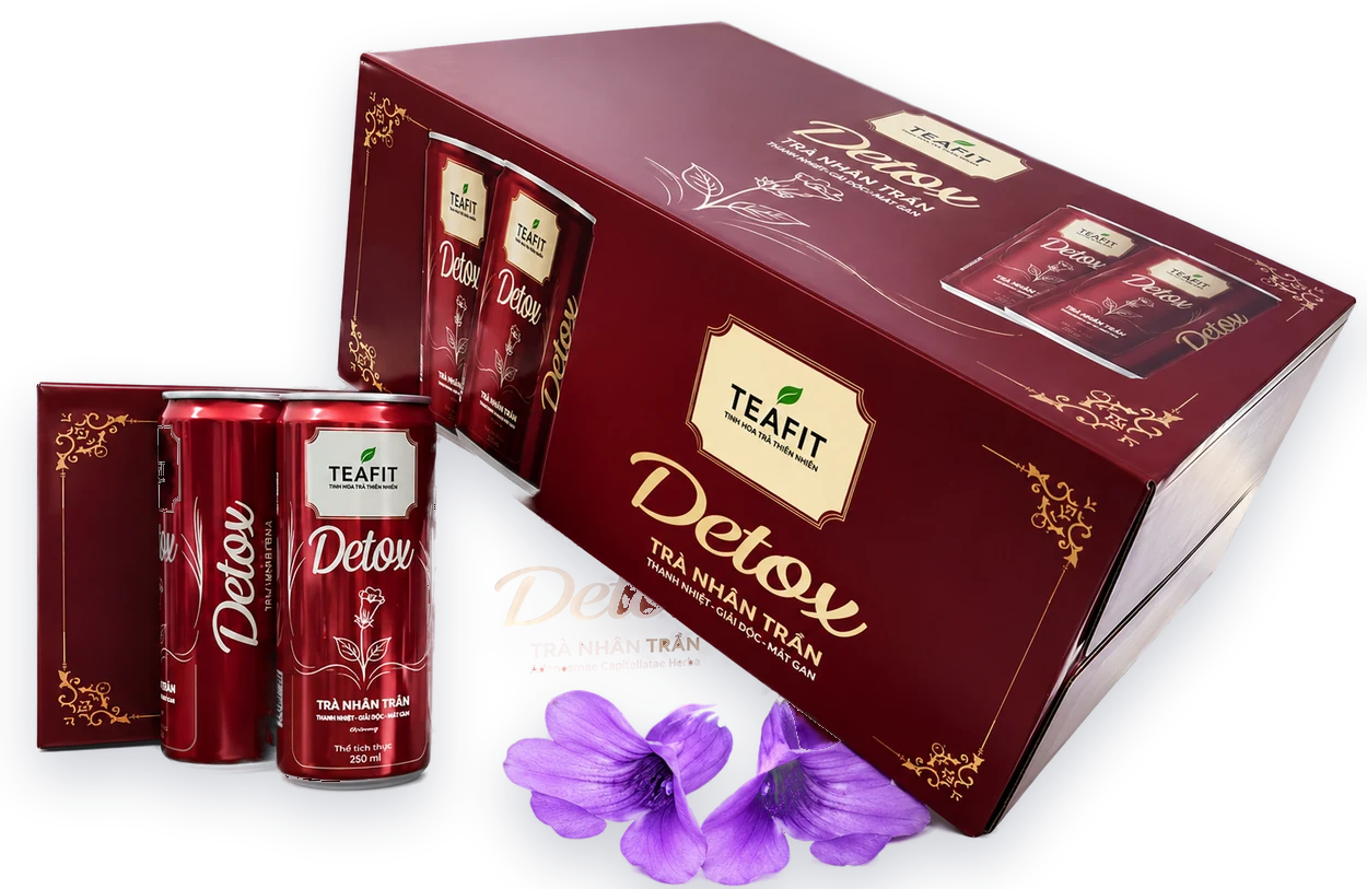 TEAFIT Detox — Trà Nhân Trần lon 250ml